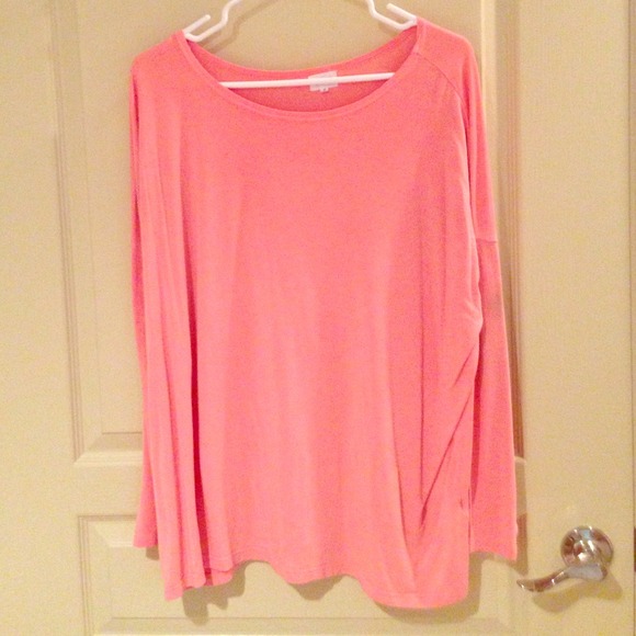 Oversized Pink Long Sleeve T