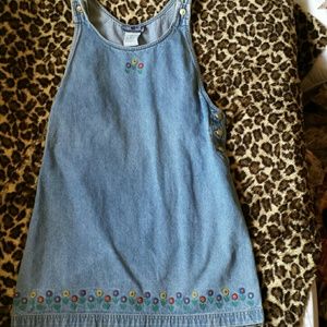 90s vintage jean dress