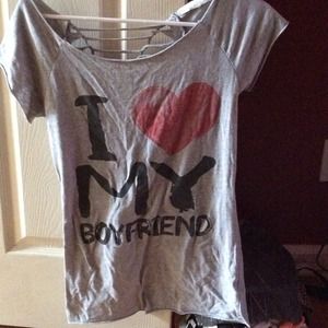 I love my boyfriend shirt