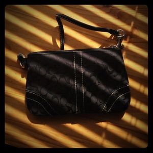 Classic Coach Wristlet