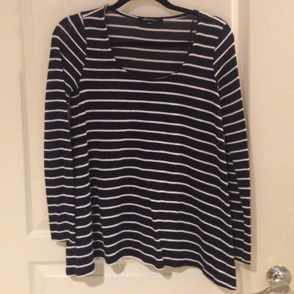 Black & White Striped Sweater
