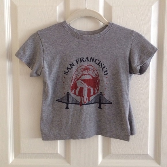 Brandy Melville Tops - RARE brandy melville sf Carolina crop top!