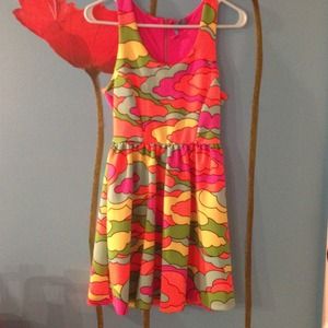 Super cute neon cloud dress