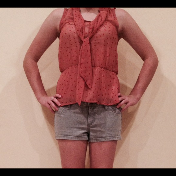 Pink heart Blouse