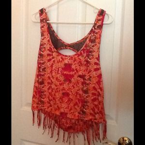 Flowy Aztec tank