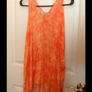 Tie die flowy tank