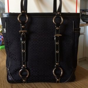 Coach black handbag