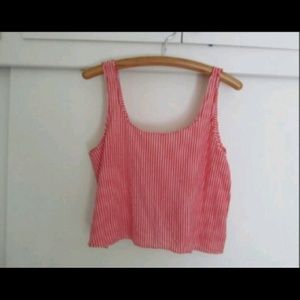 Striped crop top