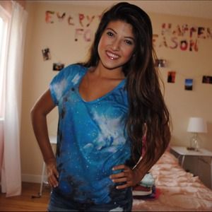 Galaxy V-Neck Top