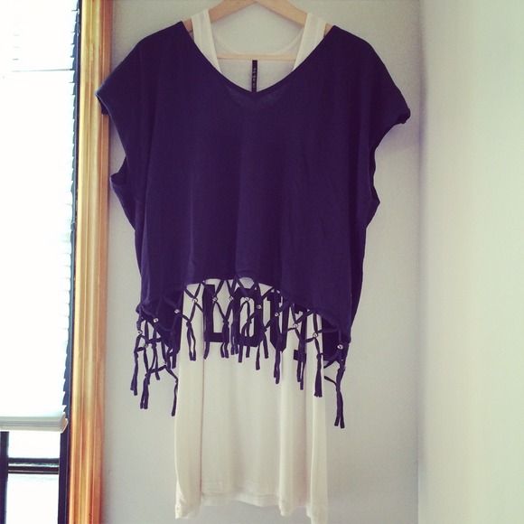 New Prismatic Royal-blue Top - Picture 2 of 3