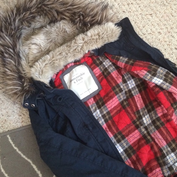 A&F Fur Hooded Jacket