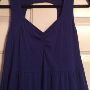 Royal blue dress