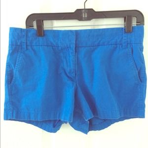 Cobalt J.Crew chino shorts