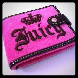 velour juicy couture wallet