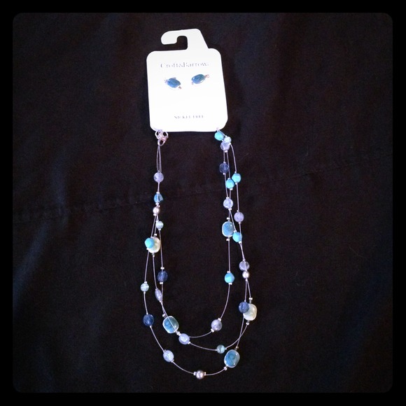 Croft&Barrow necklace and earring set