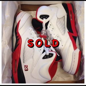 Air Jordan Retro 5 Sz. 5&1/2 (SOLD)
