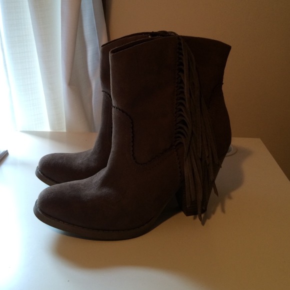 Brown booties