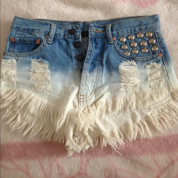 High waisted shorts.
