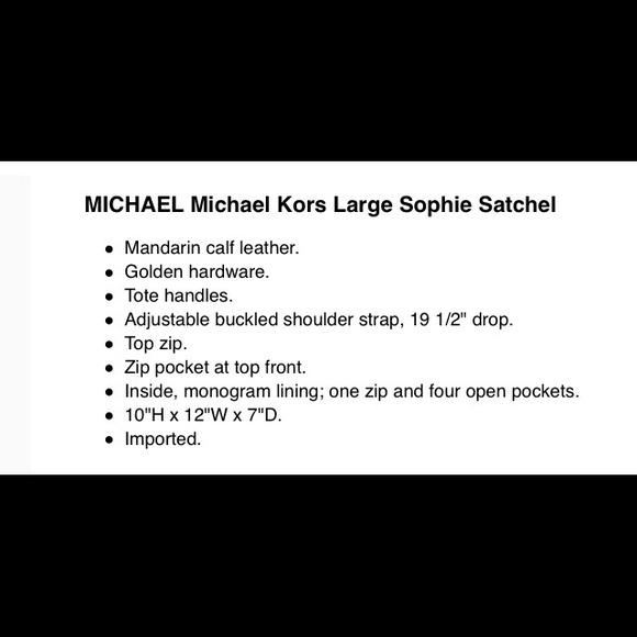 Michael Kors handbag 💯Authentic - Picture 4 of 4