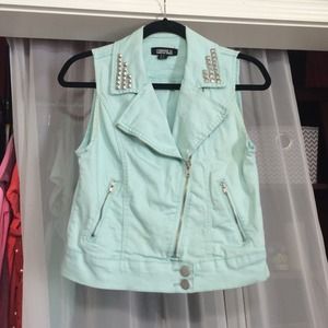 Teal vest
