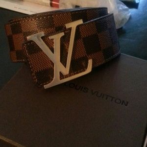 Inspired louis vuitton men's belt
