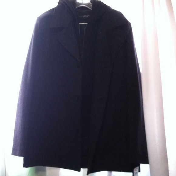 Trendy coat with hoodie ✨