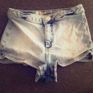 High waisted shorts