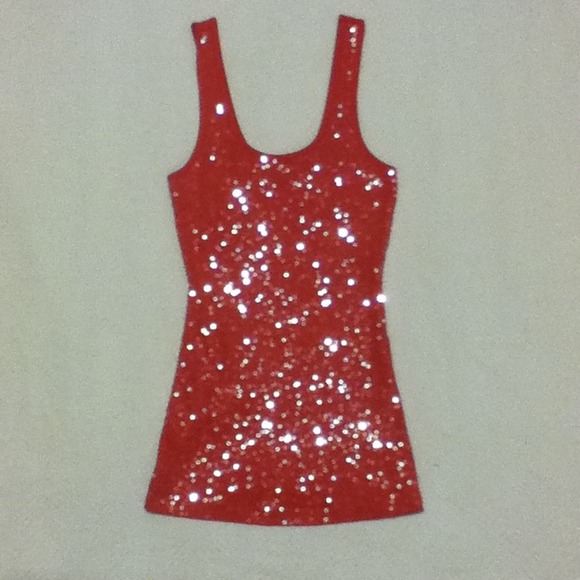 Sequence pink tank top