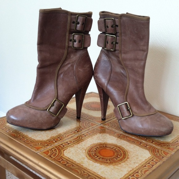ALDO brown  high heeled boots size 39