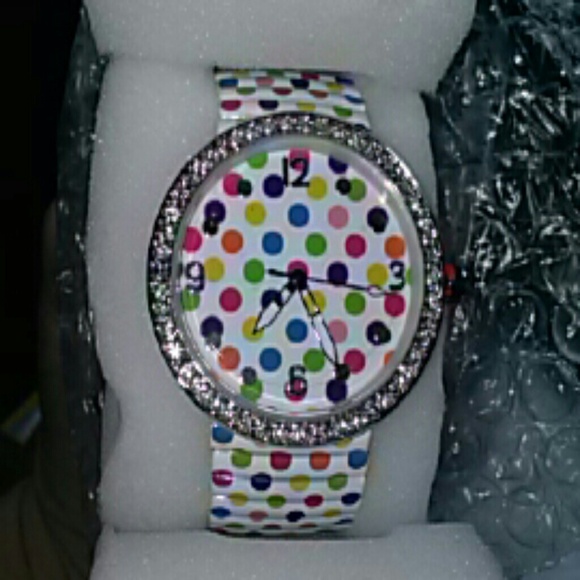 STRADA Jewelry - SOLD BUNDLE!! 8/3 HP NIB STRADA WATCH POLKA DOTS