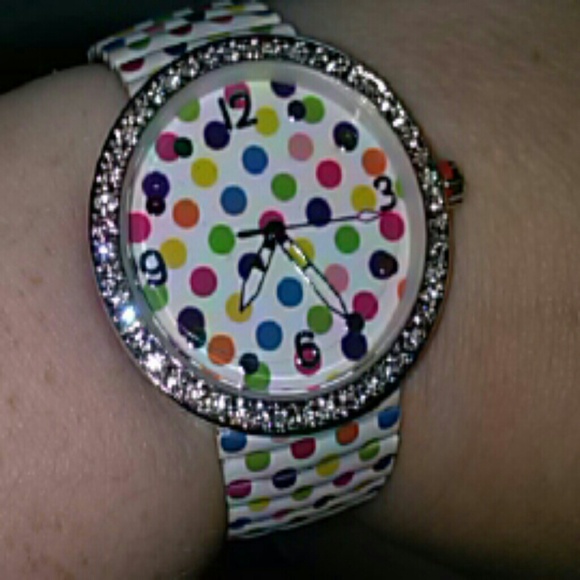 SOLD BUNDLE!! 8/3 HP NIB STRADA WATCH POLKA DOTS - Picture 3 of 4