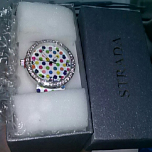 SOLD BUNDLE!! 8/3 HP NIB STRADA WATCH POLKA DOTS - Picture 4 of 4