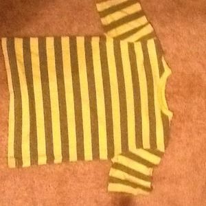 Yellow and black shirt