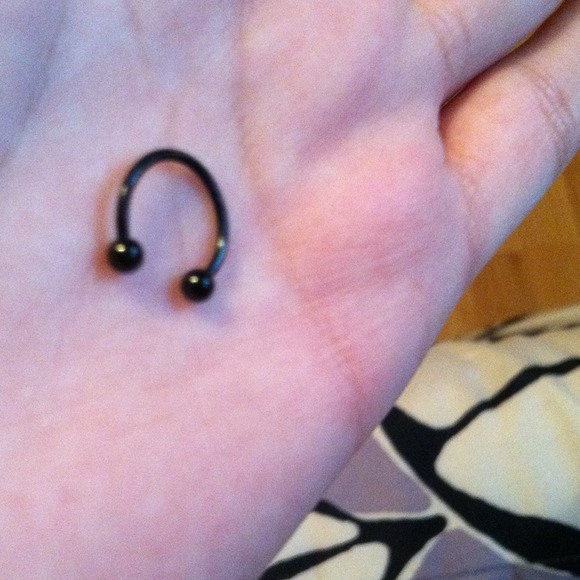 Black septum ring