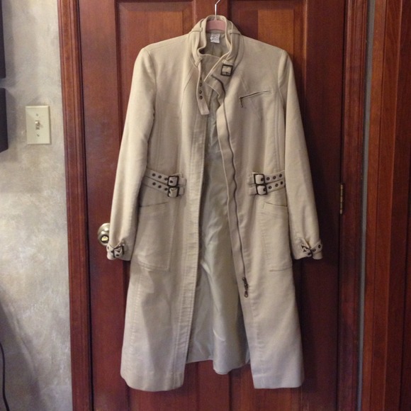 Long military style coat