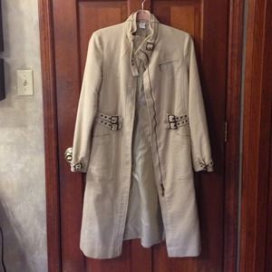 Long military style coat