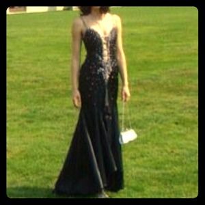 Low cut gown