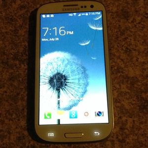 White Samsung Galaxy S 3