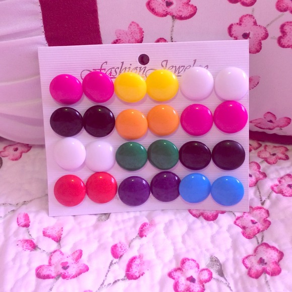 💛💙💜💚💗❤ earrings