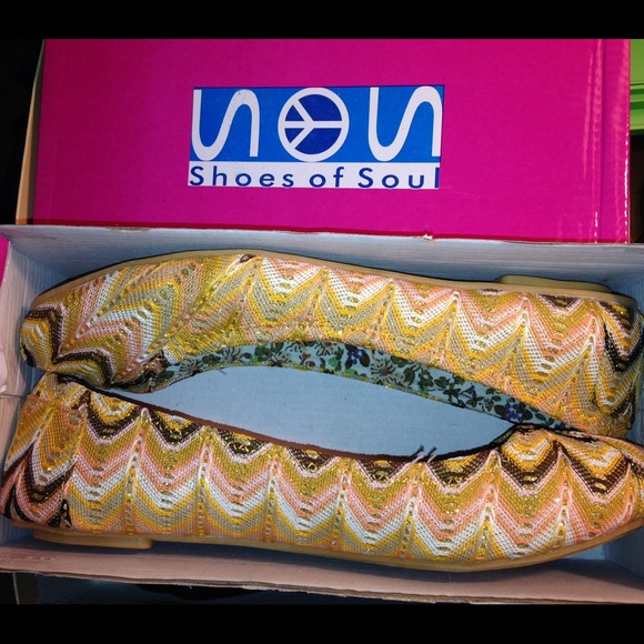 Shoes of Soul Mustard Yellow Ballet Flats