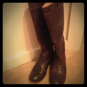 Paige Frye Dark Brown Boots