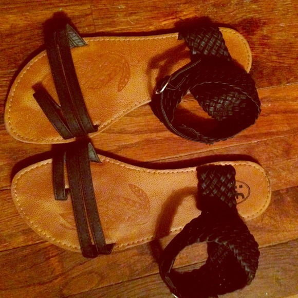 Black sandals