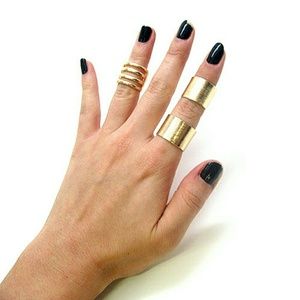 Gold Multi Cuff Midi Ring