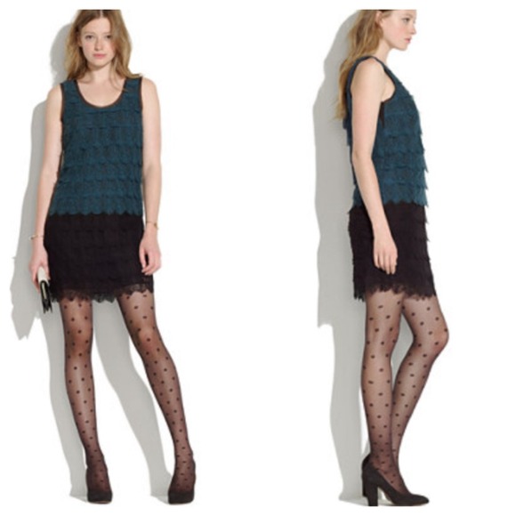 Madewell Dresses & Skirts - Broadway & broome lace feather shift dress  NWOT