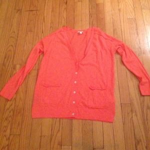Gap coral cardigan
