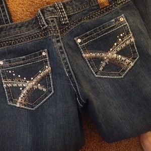 Jeans with bling