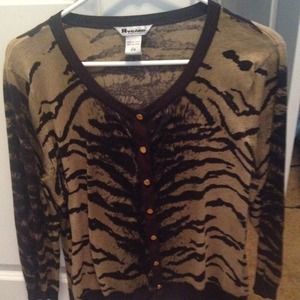 Animal print sweater