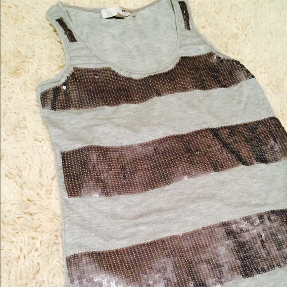 NWOT striped sequin tank - Picture 2 of 2