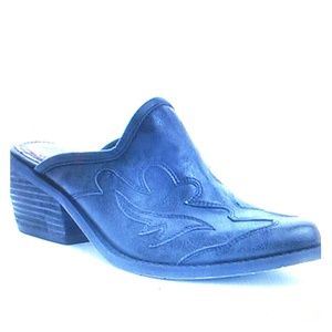 NWT  Gomax Black Cowboy Western Mule/Slide 10