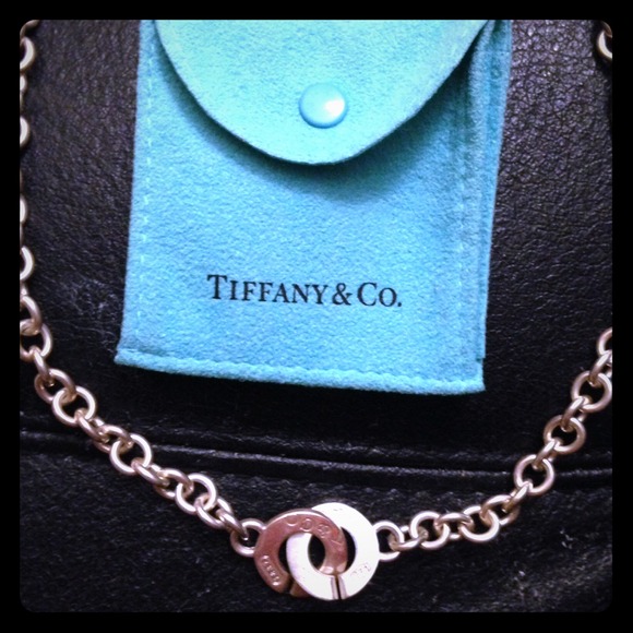 Tiffany and Co- Silver 1837 chain clasp necklace
